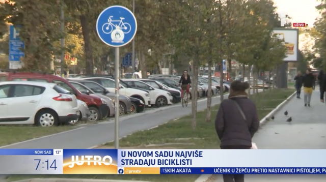 U Novom Sadu Najviše Stradaju Biciklisti VIDEO - B92