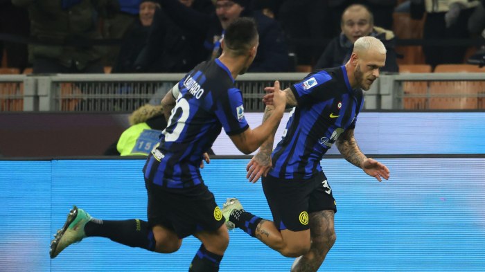 Spettacolo a Milano – Vittoria dell’Inter e gol da metà campo VIDEO