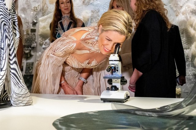 Kraljica Maksima raspametila svet u goloj haljini, Brižit Makron nije mogla da veruje šta gleda FOTO