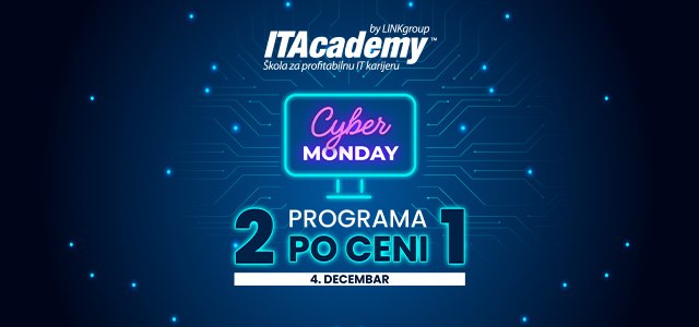 SAMO NA ITACADEMY: Cyber Monday – upišite 2 programa po ceni 1