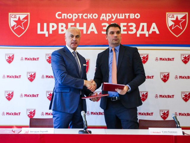 Kompanija "MaxBet" generalni sponzor SD Crvena zvezda