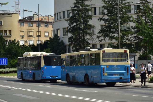 Bez naplate karata na gradskim i prigradskim linijama JGSP-a