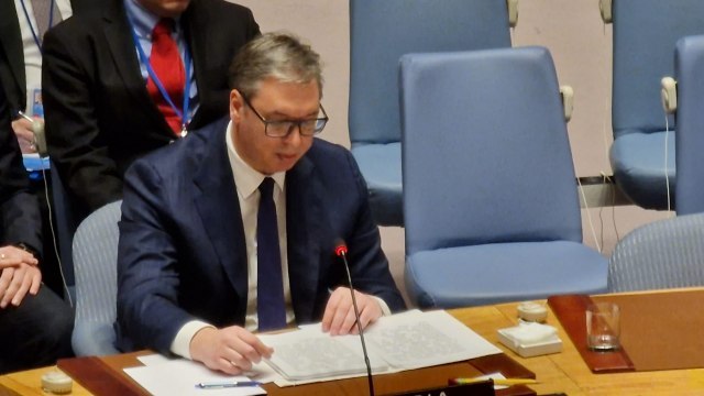 Vuèiæ addresses UN Security Council: Widespread attacks directed against Serbs VIDEO