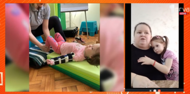 Aleksandra (4) provodi dane na fizikalnim terapijama i ne može samostalno DA SEDI ILI HODA - Za njen prvi korak pošaljite SMS 1040 na 3030! (VIDEO)
