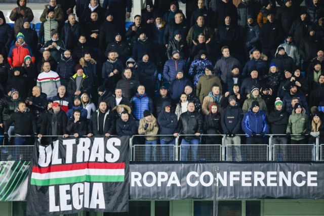 UEFA zatvorila navijaèku tribinu Legije – usledilo iznenaðenje FOTO
