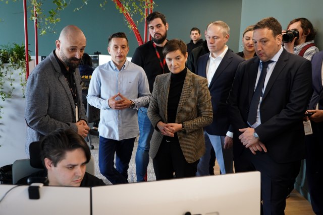 Ana Brnabić otvorila novo predstavništvo softverske kompanije Vorgejming u Beogradu