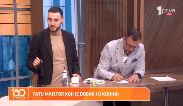 Ne samo što DOBRO KUVA, on je ODLIČAN I TATU MAJSTOR: Nemanja iz 