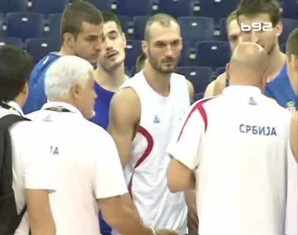 Košarkaši Srbije trenirali pred duel sa Brazilom