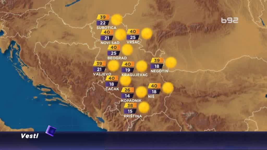 Vremenska Prognoza 03.08.2017 - B92