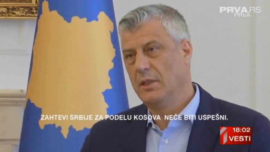 Tači: Preševska dolina da bude deo Kosova