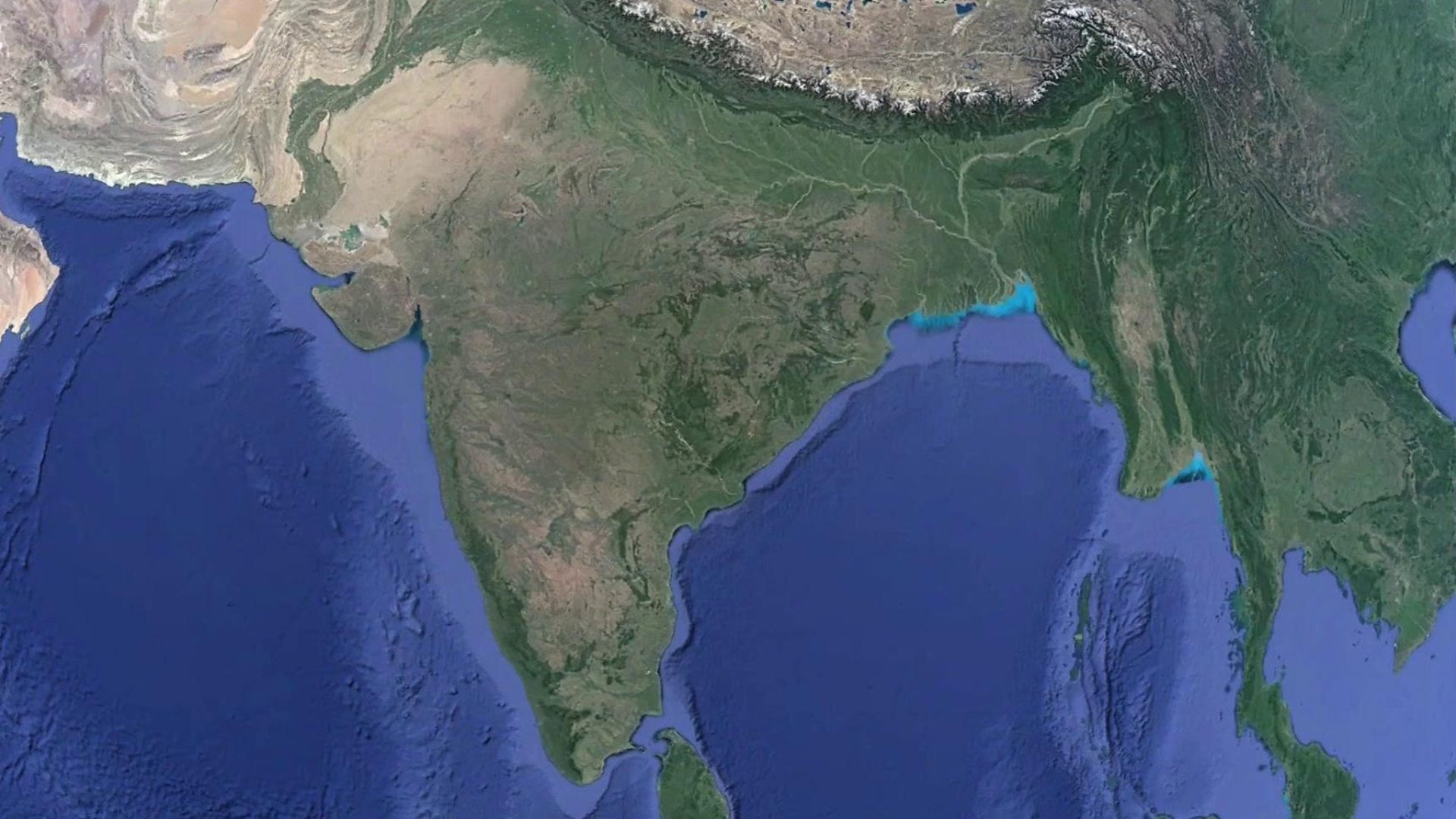 Бенгальский залив полуостров Индостан
