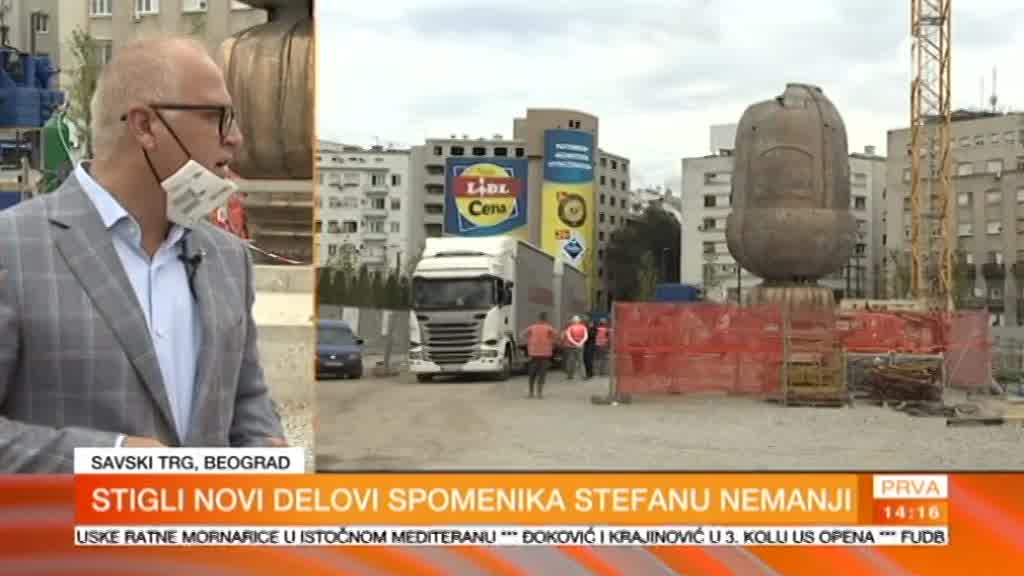 Druga faza postavljanja spomenika Stefanu Nemanji: U šlem će moći da stane 50 ljudi