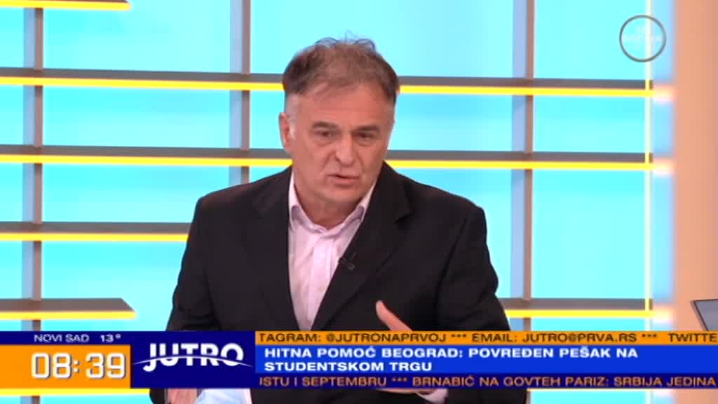 Branislav Lečić, gost Jutra na TV Prva
