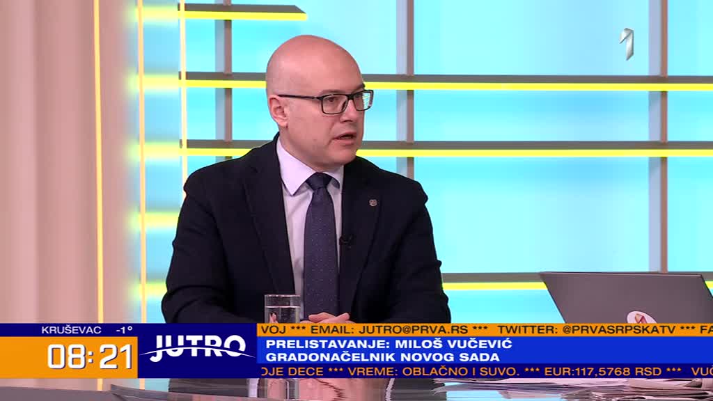 Miloš Vučević gost Jutra na TV Prva