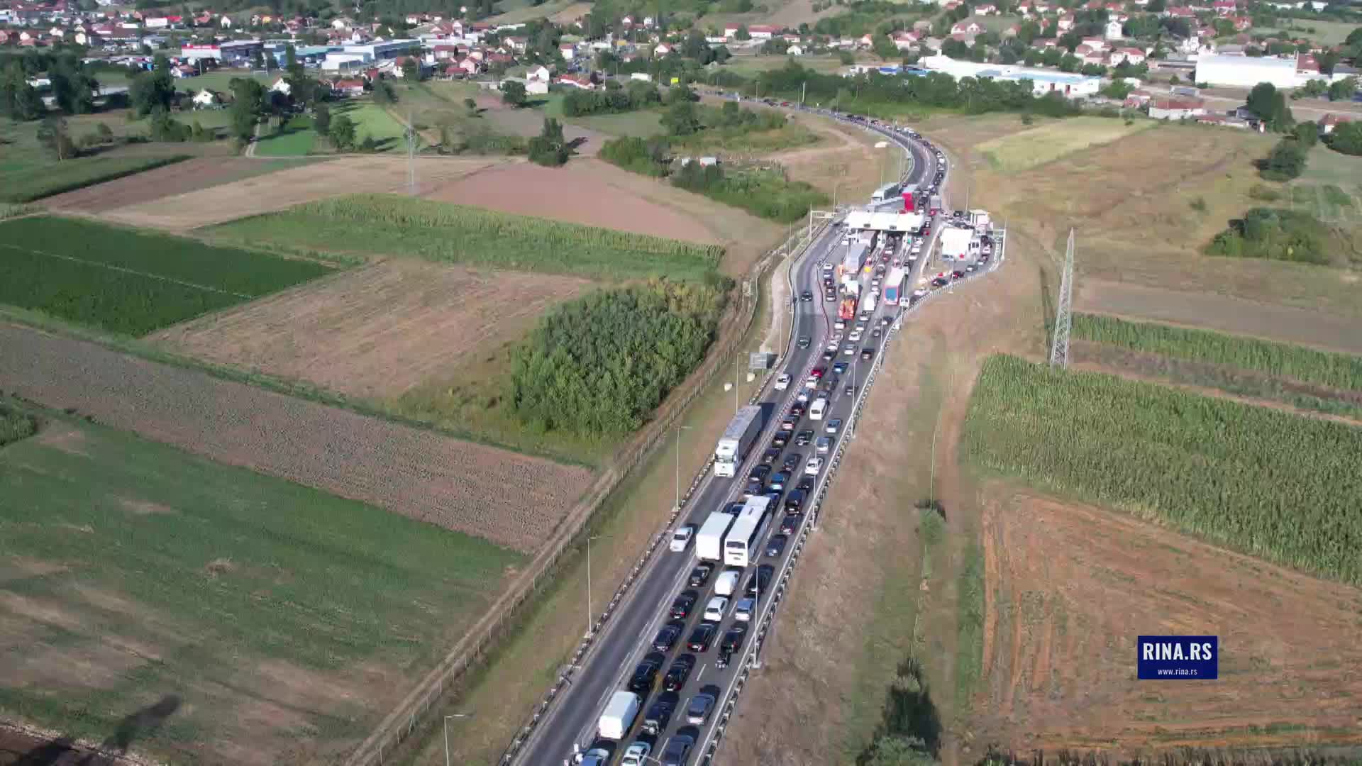 Kolaps na auto-putu Miloš Veliki