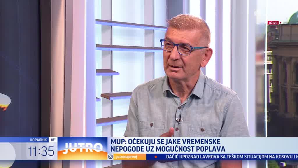 Meteorolog Nedeljko Todorović gost Jutra