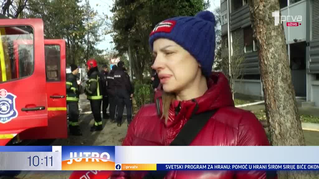 U požaru u centru Čačka teže povređena ženska osoba, druga preminula od povreda